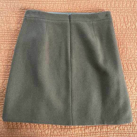 J. Crew Wool Skirt Size 00 - Picture 2 of 4